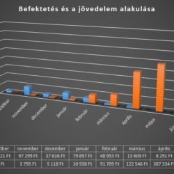 befektetésésjövedelem alakulása